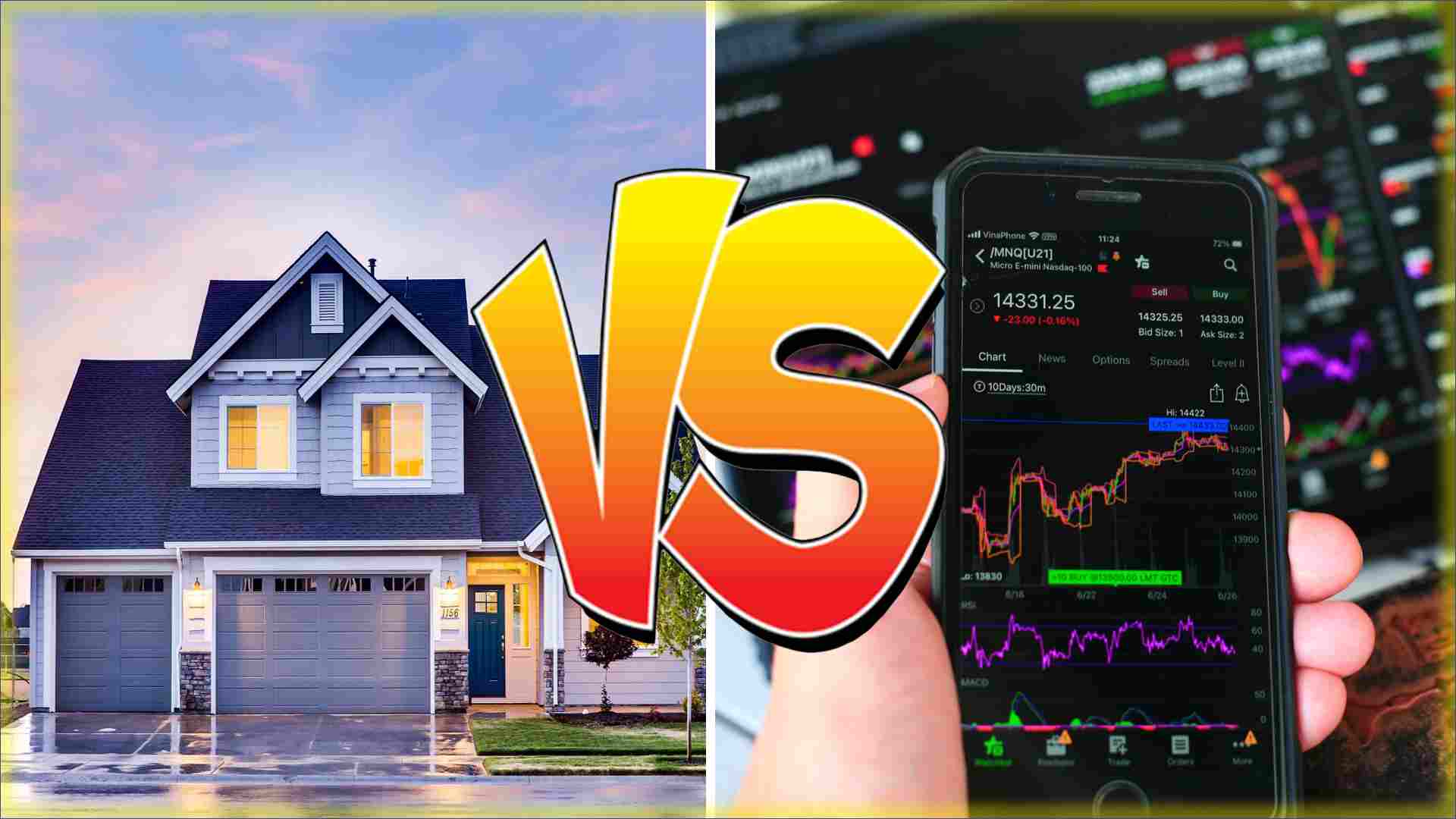 השקעה בשוק ההון VS נדל"ן השקעה בשוק ההון VS נדל"ן
